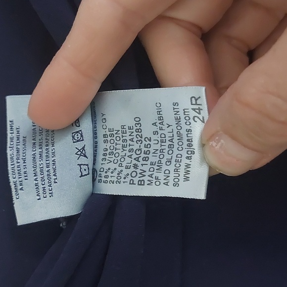 AG ADRIANO G JEANS SECRET FIT BELLY SUSTAINABLE LEGGING ANKLE MATERNITY Small - Picture 5 of 12